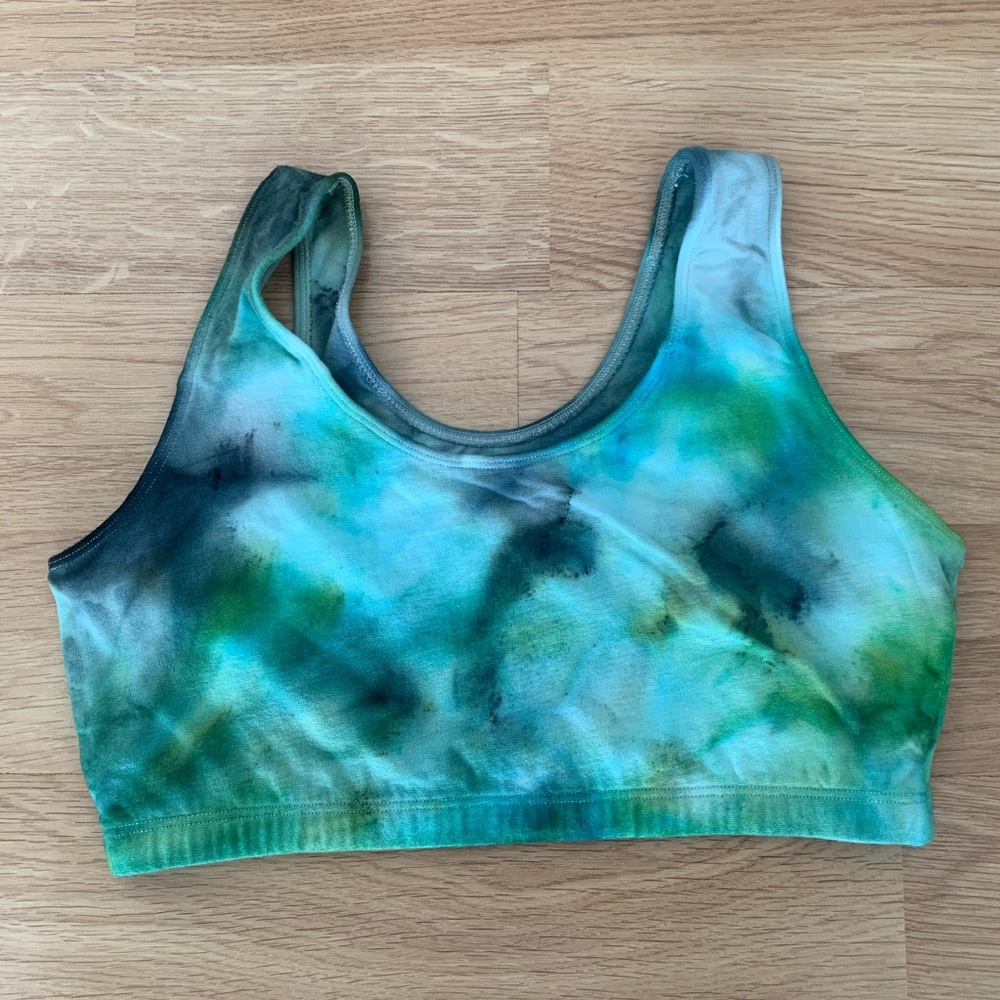 Tie Dye Cotton Sports Bra